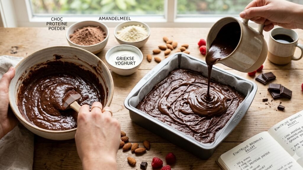 Voorbereiding brownies