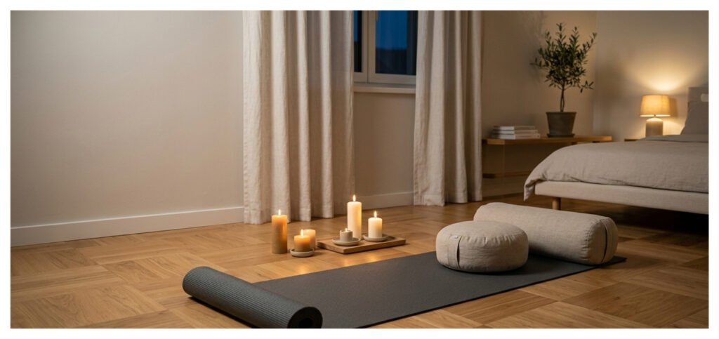 Yin yoga voor het slapen