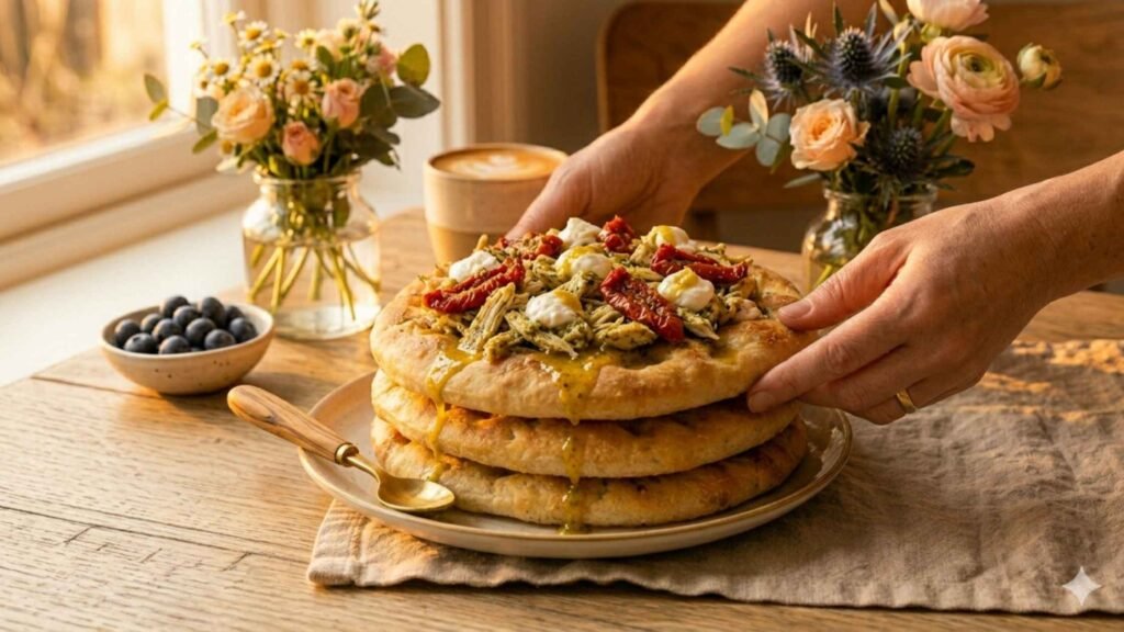 Cottage Cheese Flatbread